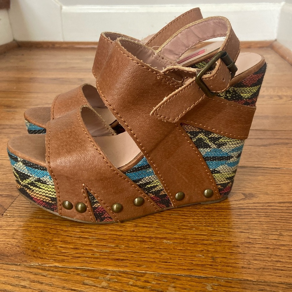 Y2K Betsey Johnson Wedge Heels